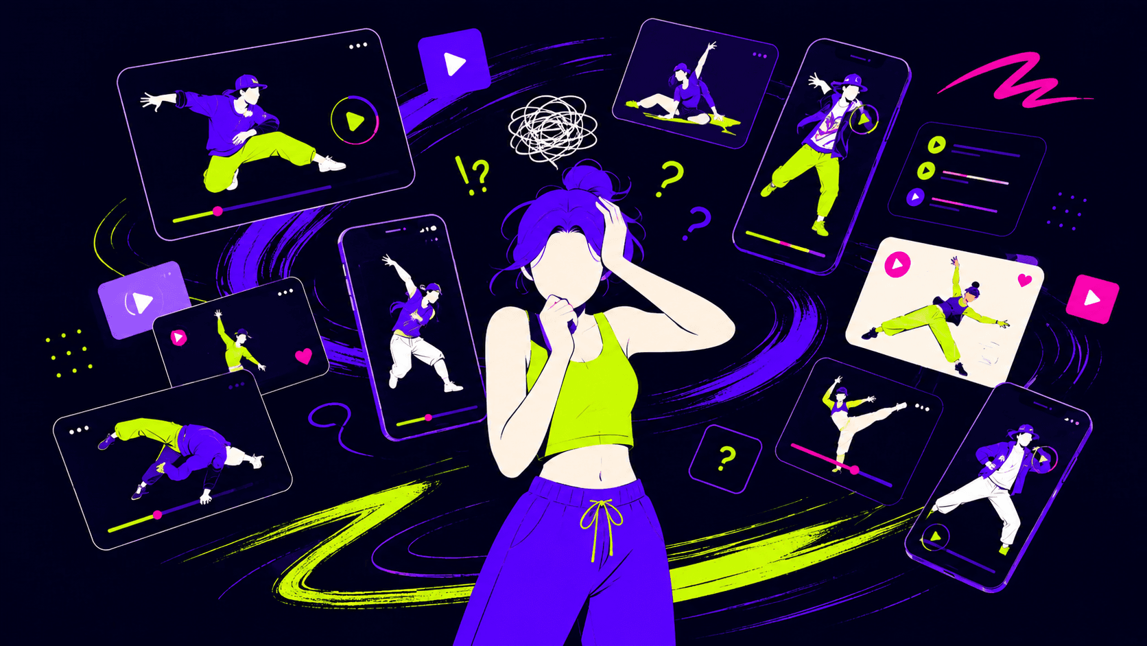 Overwhelmed by dance tutorials online
